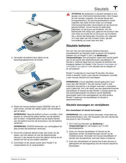 2022 Tesla Model Y Owner's Manual | Dutch