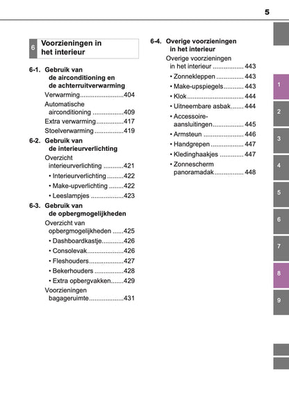 2016-2017 Toyota Auris Hybrid Touring Sports Owner's Manual | Dutch