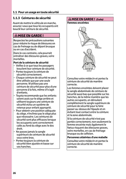 2025-2026 Toyota Aygo X Manuel du propriétaire | Français