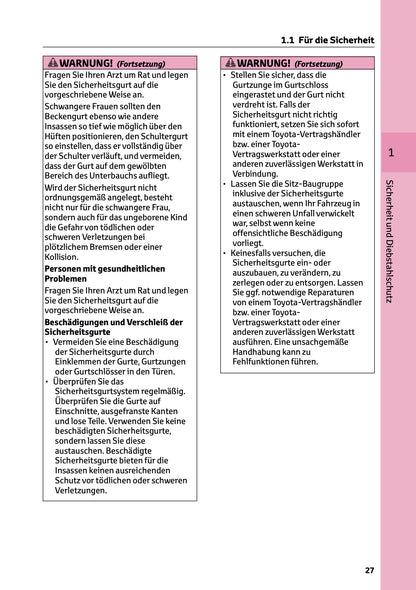 2025 Toyota bZ4X Owner's Manual | German