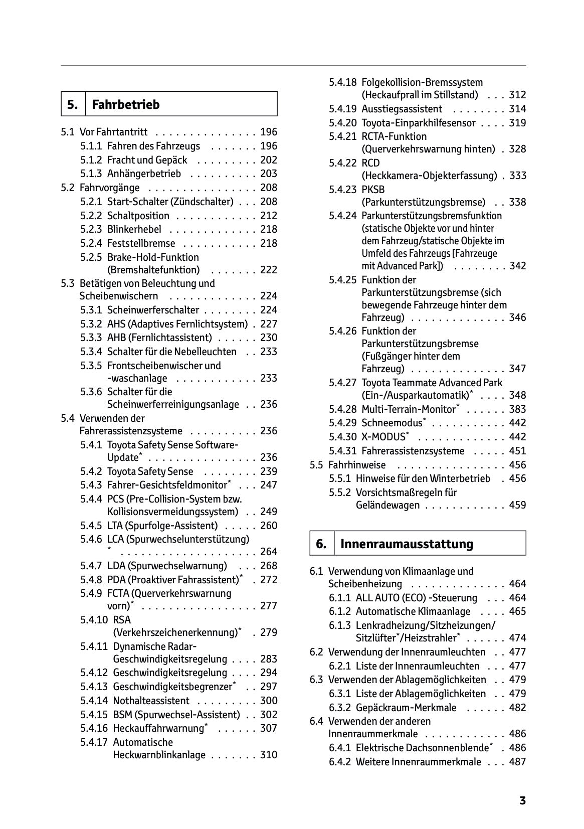 2025 Toyota bZ4X Owner's Manual | German