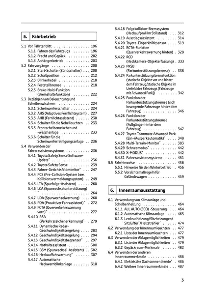 2025 Toyota bZ4X Owner's Manual | German