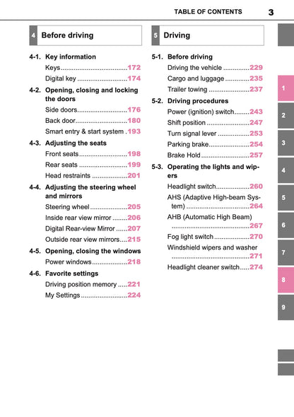 2025 Toyota bZ4X Owner's Manual | English