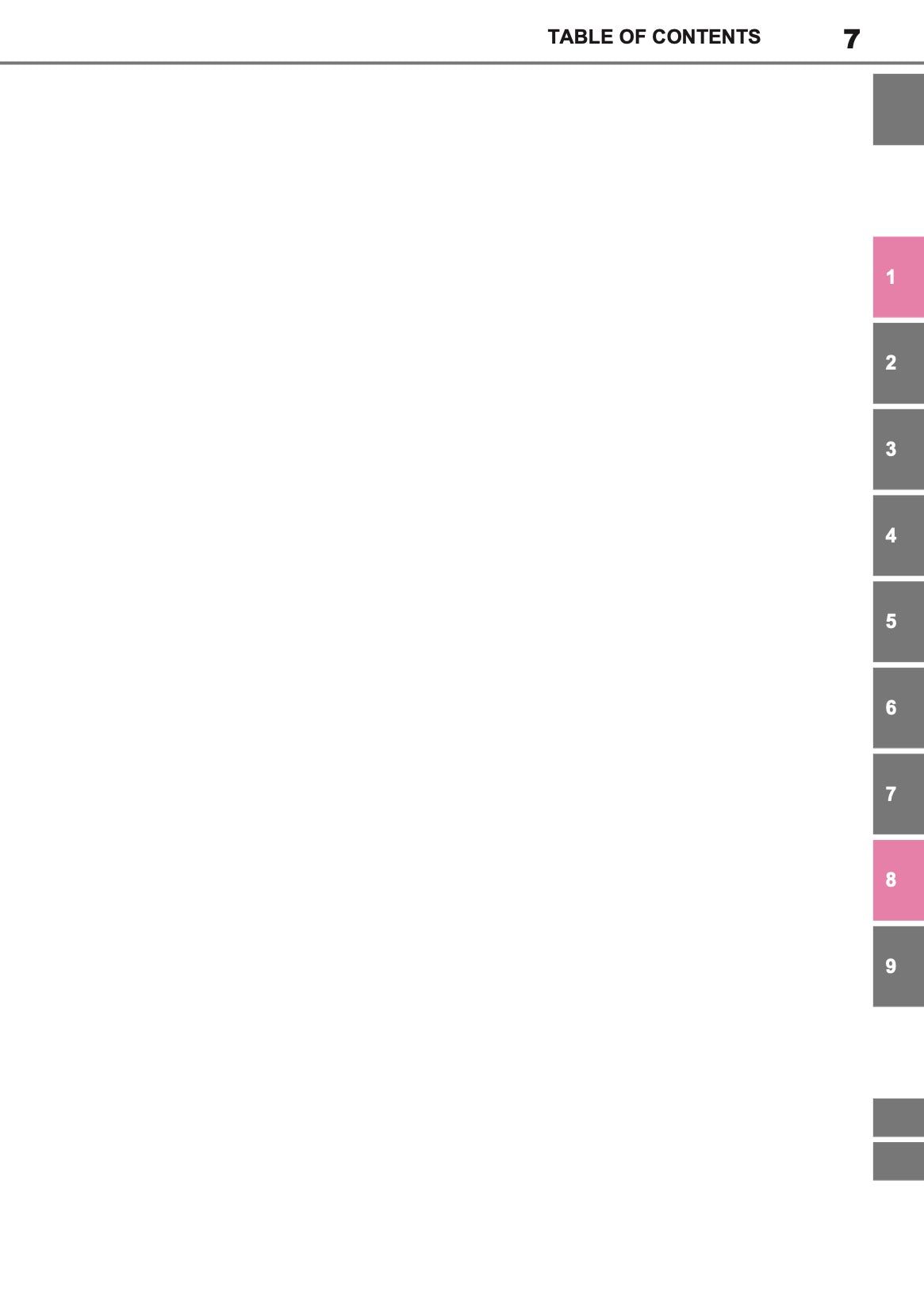 2025 Toyota bZ4X Owner's Manual | English
