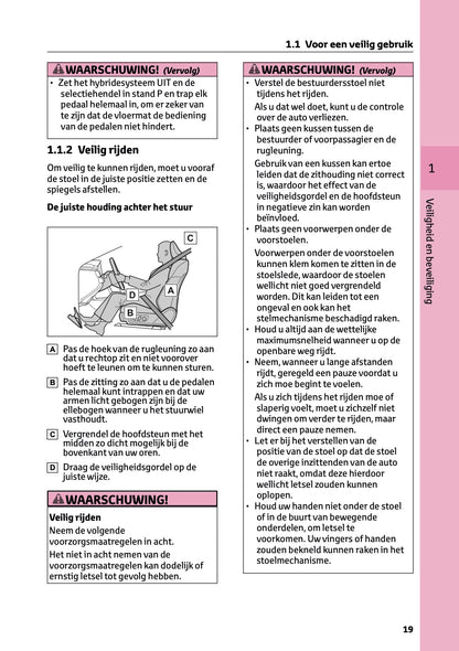 2025-2026 Toyota Camry Hybrid Owner's Manual | Dutch