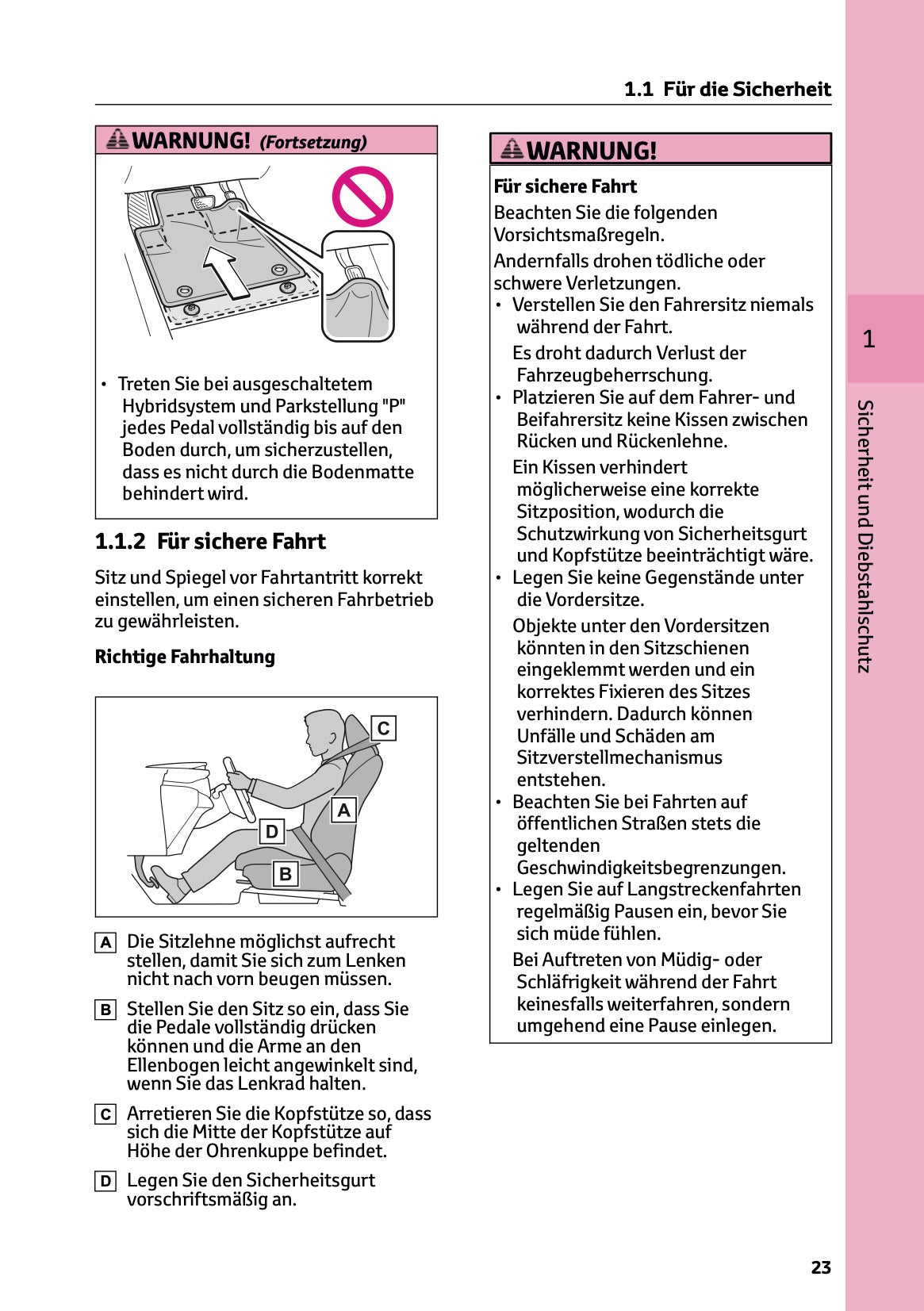 2025-2026 Toyota C-HR Plug-in-Hybrid Owner's Manual | German