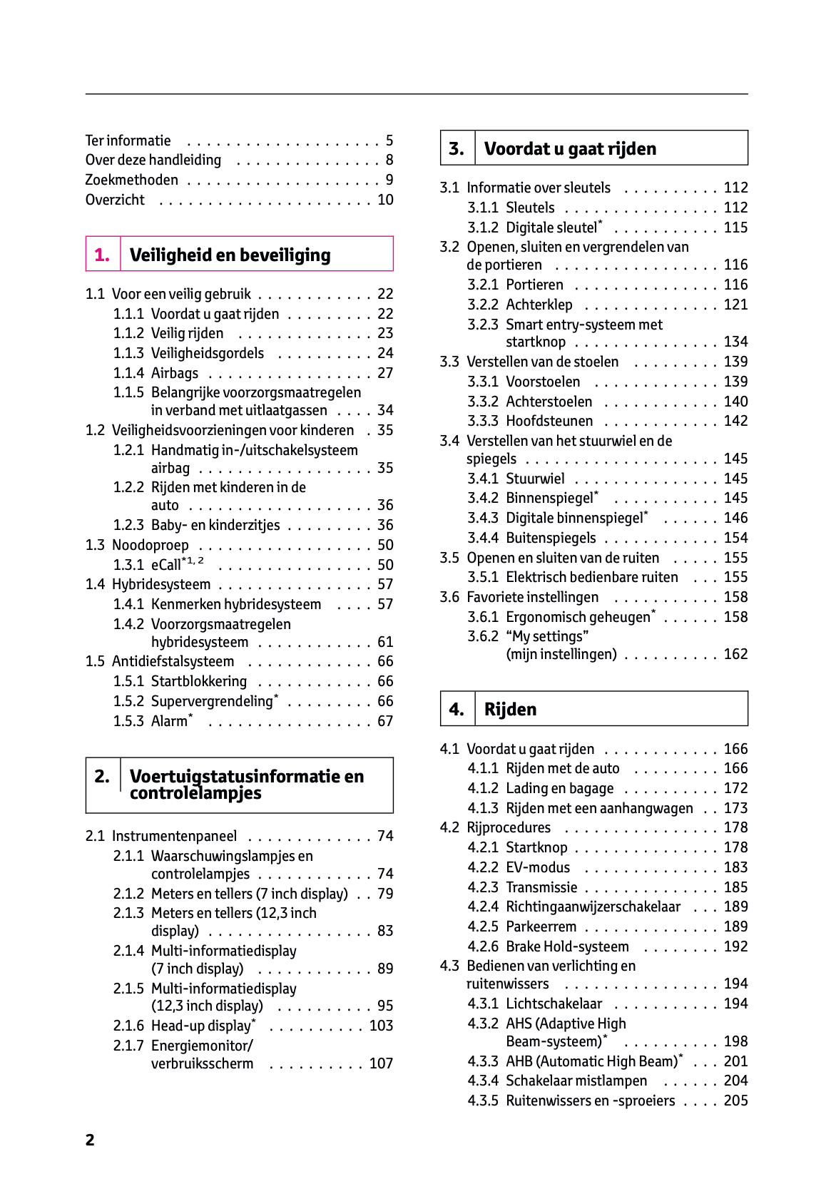 2024 Toyota C-HR Hybrid Owner's Manual | Dutch