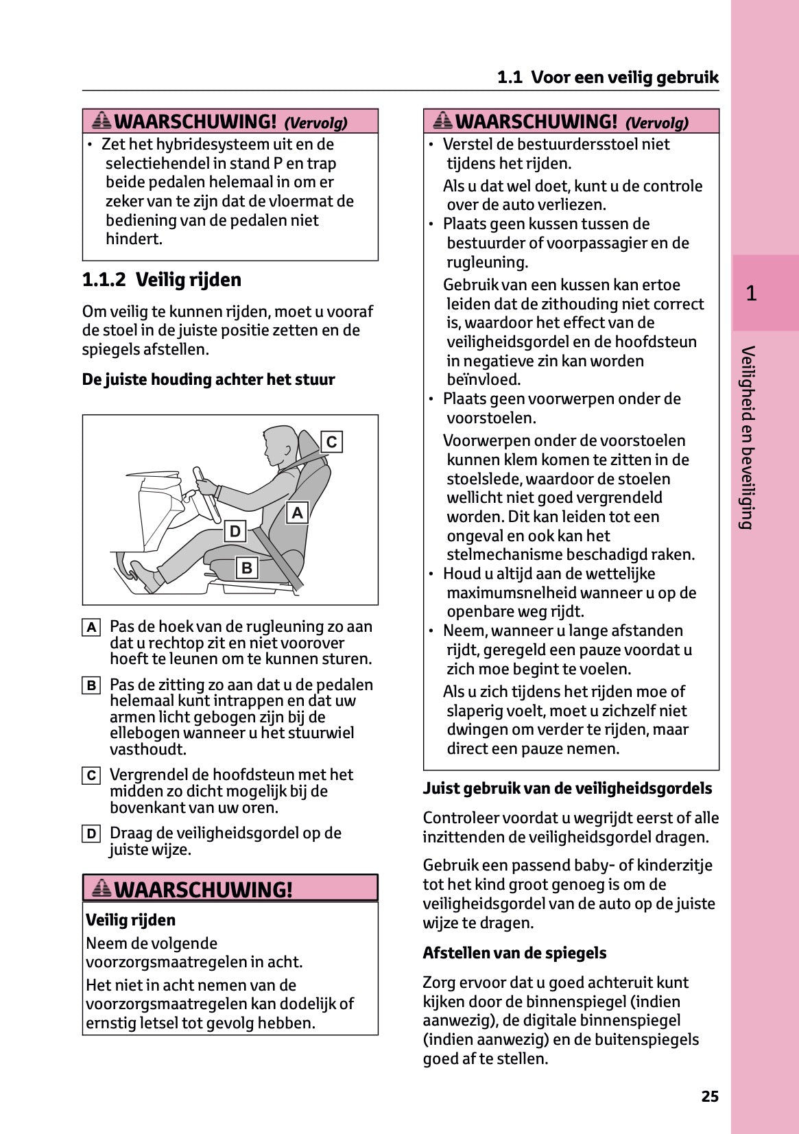 2025-2026 Toyota C-HR Plug-in-Hybrid Owner's Manual | Dutch