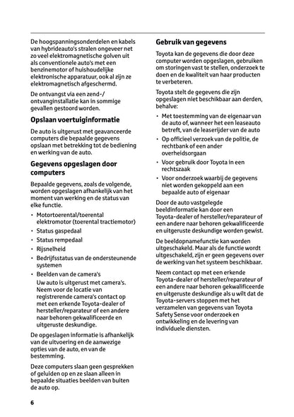 2025-2026 Toyota C-HR Plug-in-Hybrid Owner's Manual | Dutch