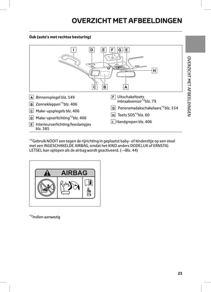 2022-2023 Toyota Corolla Hybrid Hatchback/Touring Sports Owner's Manual | Dutch