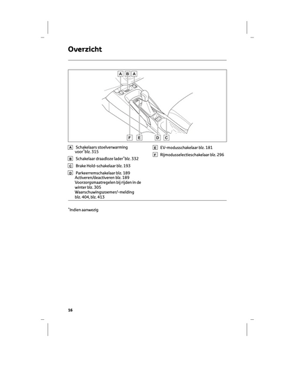 2024 Toyota Corolla Touring Sports Hybrid/Corolla Hatchback Hybrid Owner's Manual | Dutch