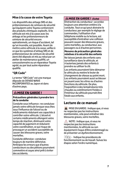 2024-2025 Toyota Hilux 48V Manuel du propriétaire | Français