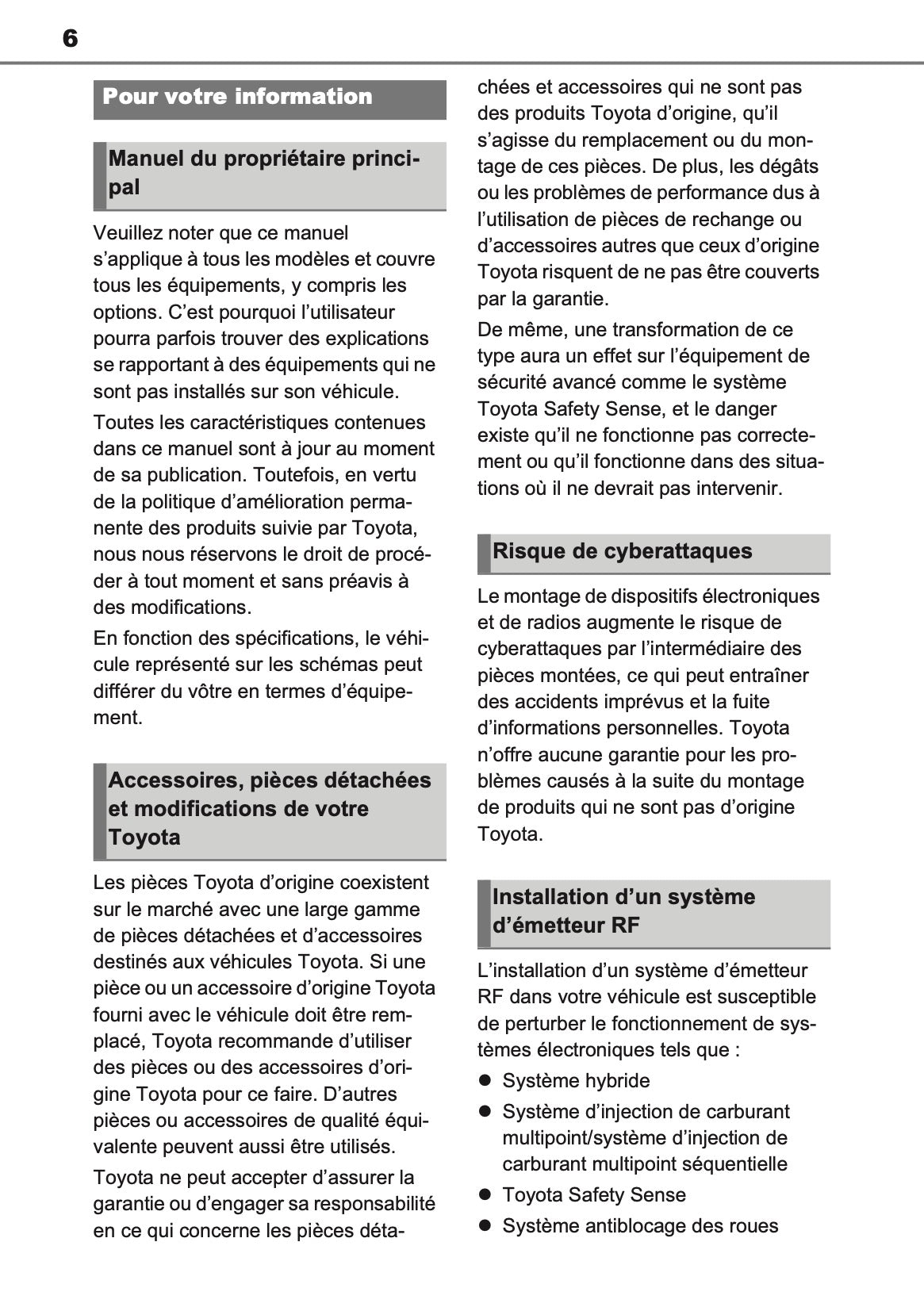 2023 Toyota Prius PHEV Manuel du propriétaire | Français