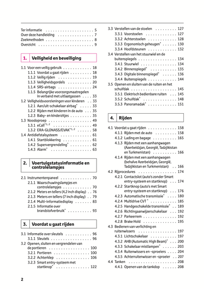 2021-2022 Toyota RAV4 Owner's Manual | Dutch