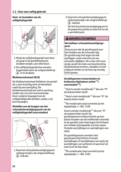 2021-2022 Toyota RAV4 Owner's Manual | Dutch