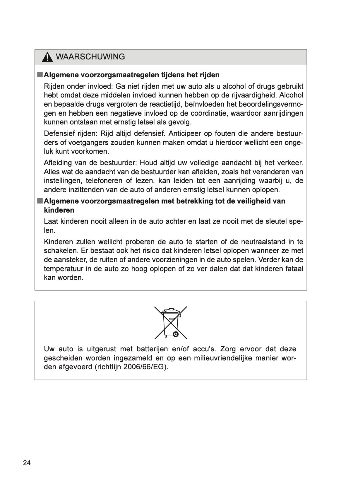 2013 Toyota Verso Owner's Manual | Dutch