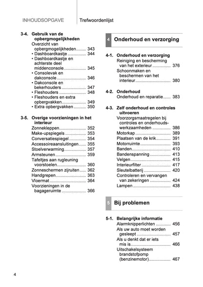 2013 Toyota Verso Owner's Manual | Dutch