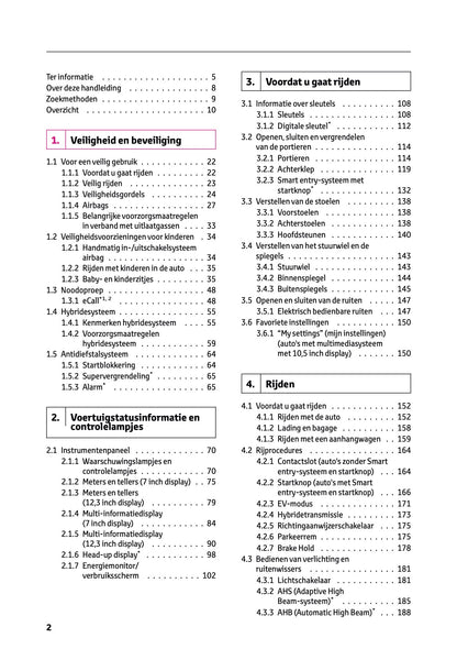 2024 Toyota Yaris Cross Hybrid Owner's Manual | Dutch