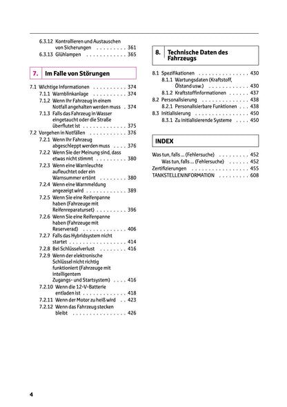 2025 Toyota Yaris Hybrid Owner's Manual | German