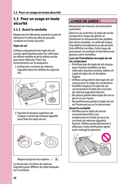 2026 Toyota Yaris Cross Hybrid Owner's Manual | French