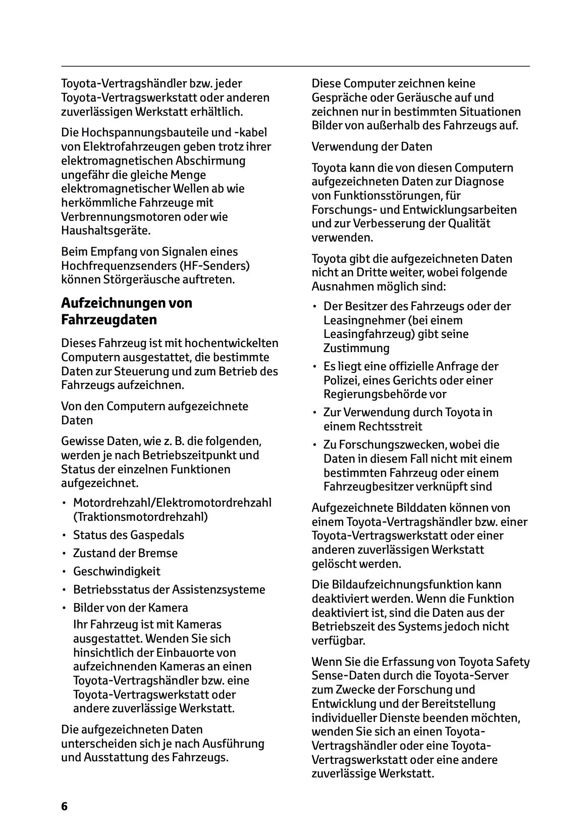 2024 Toyota Yaris Cross Hybrid Owner's Manual | German