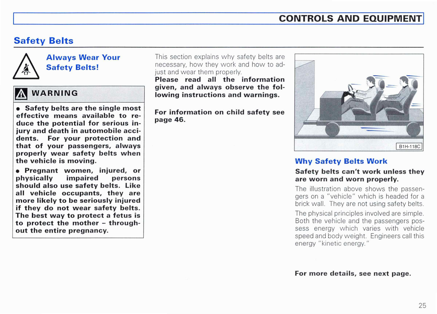 1999 Volkswagen EuroVan Owner's Manual | English