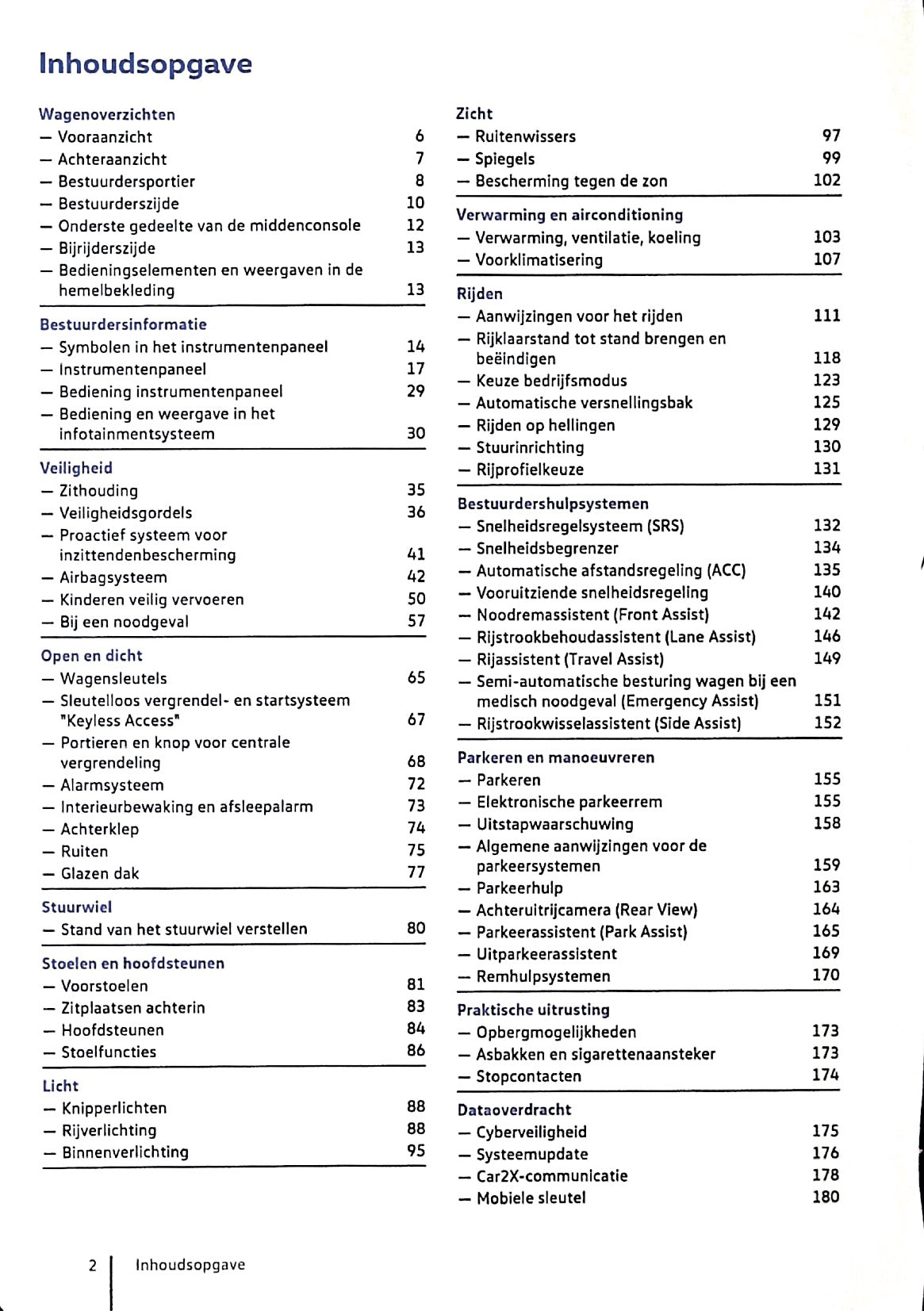 2020 Volkswagen Golf eHybrid / Golf GTE Manuel du propriétaire | Néerlandais