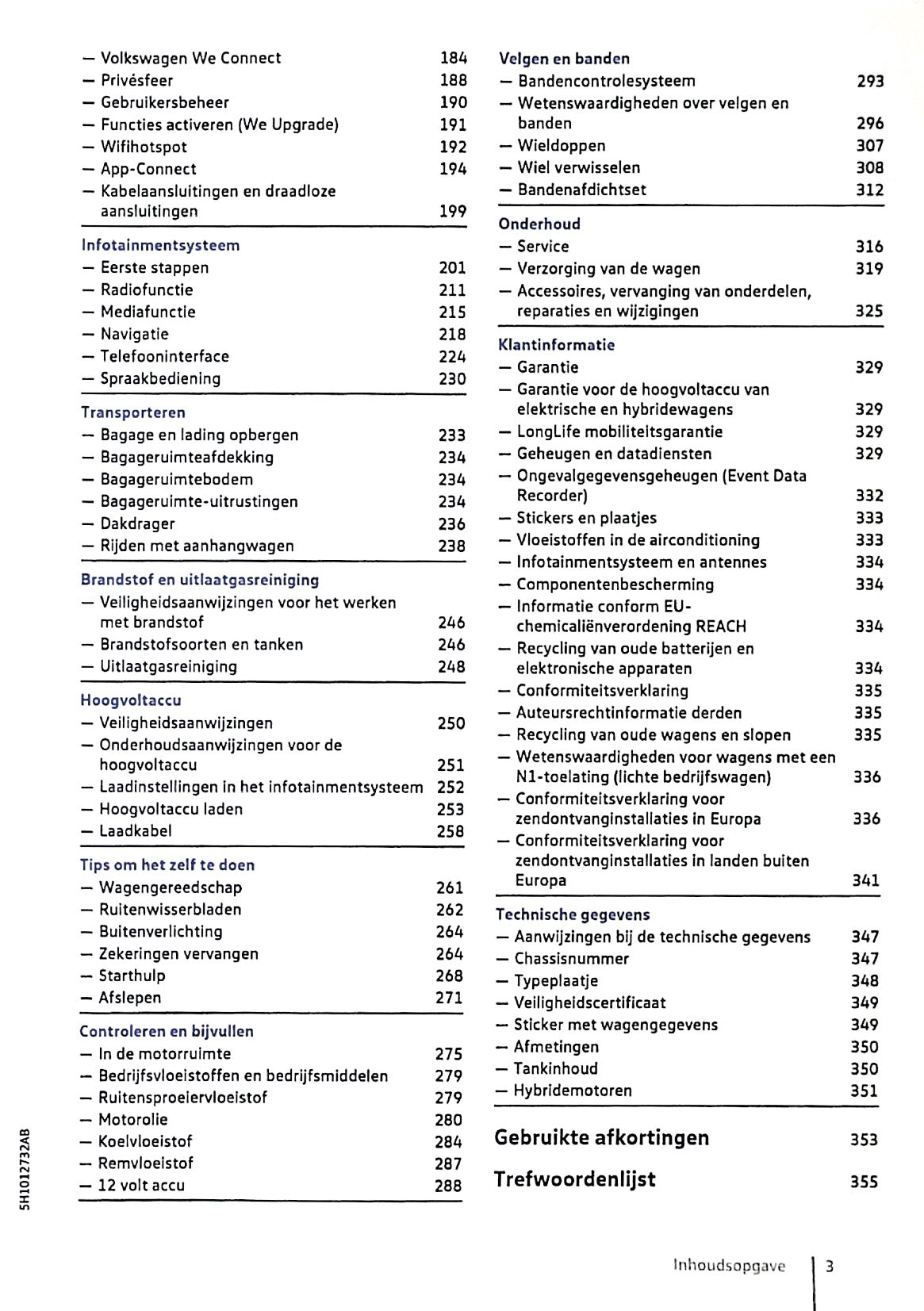 2020 Volkswagen Golf eHybrid / Golf GTE Manuel du propriétaire | Néerlandais