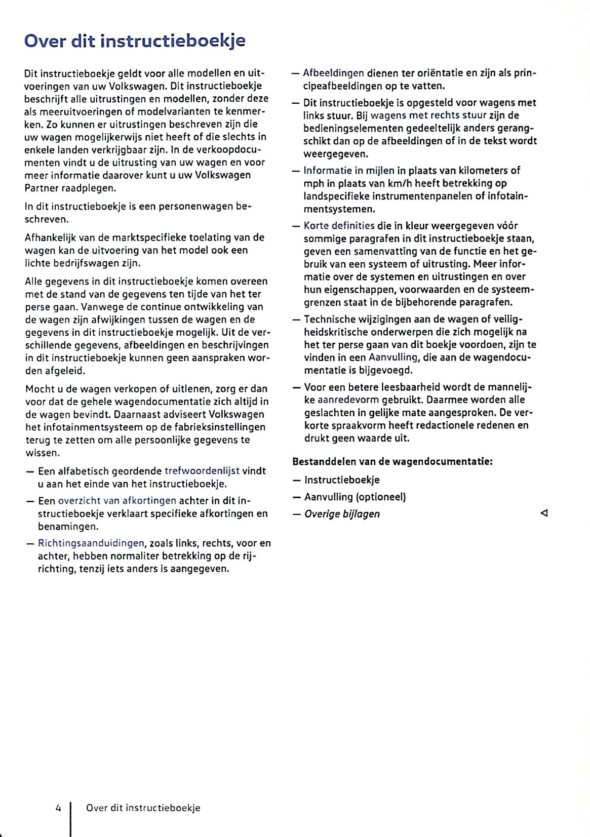 2020 Volkswagen Golf eHybrid / Golf GTE Manuel du propriétaire | Néerlandais