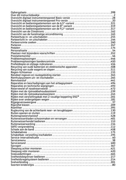 2021-2022 Volkswagen Polo Owner's Manual | Dutch