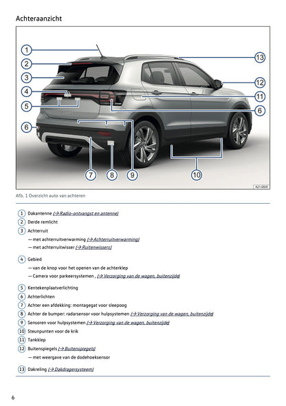 2021-2022 Volkswagen T-Cross Owner's Manual | Dutch