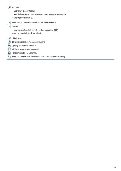2021-2022 Volkswagen T-Cross Owner's Manual | Dutch
