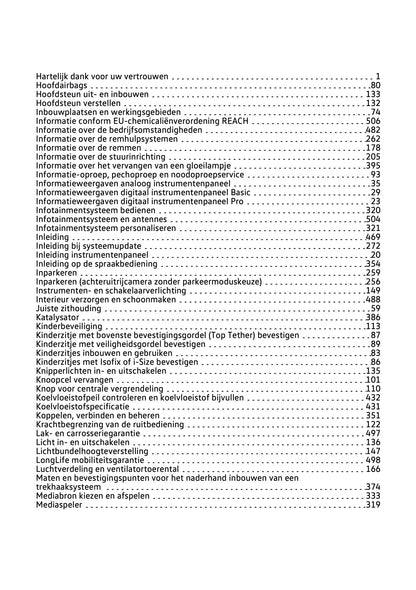 2021-2022 Volkswagen T-Cross Owner's Manual | Dutch