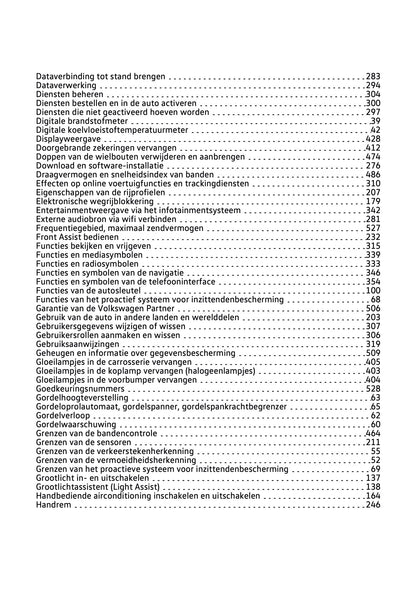 2022-2023 Volkswagen T-Cross Owner's Manual | Dutch