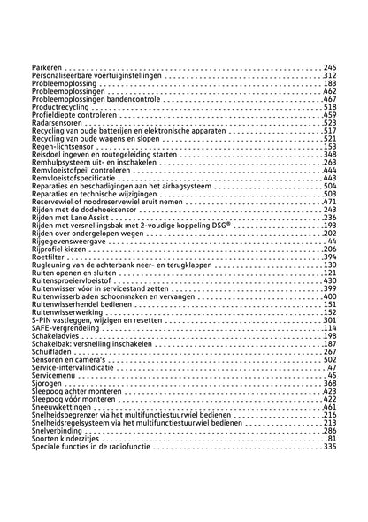 2022-2023 Volkswagen T-Cross Owner's Manual | Dutch