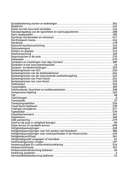 2022-2023 Volkswagen T-Cross Owner's Manual | Dutch