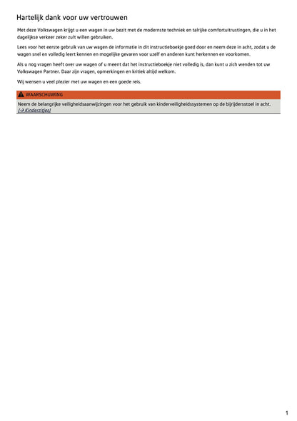 2020-2021 Volkswagen Tiguan Owner's Manual | Dutch