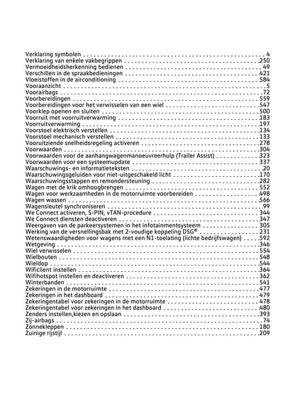 2021-2022 Volkswagen Tiguan Owner's Manual | Dutch