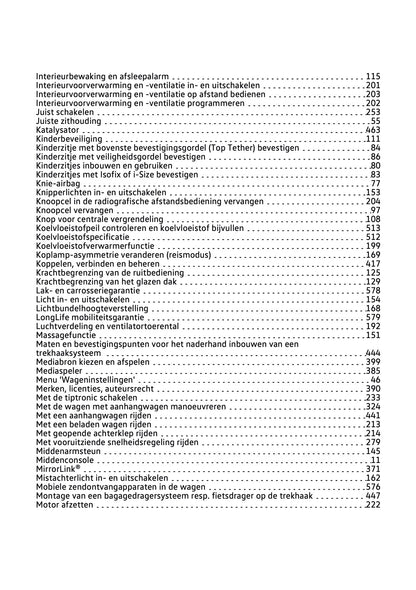 2021-2022 Volkswagen Tiguan Owner's Manual | Dutch