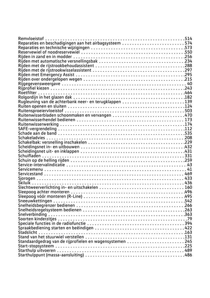 2021-2022 Volkswagen Tiguan Owner's Manual | Dutch