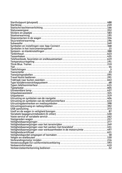 2021-2022 Volkswagen Tiguan Owner's Manual | Dutch