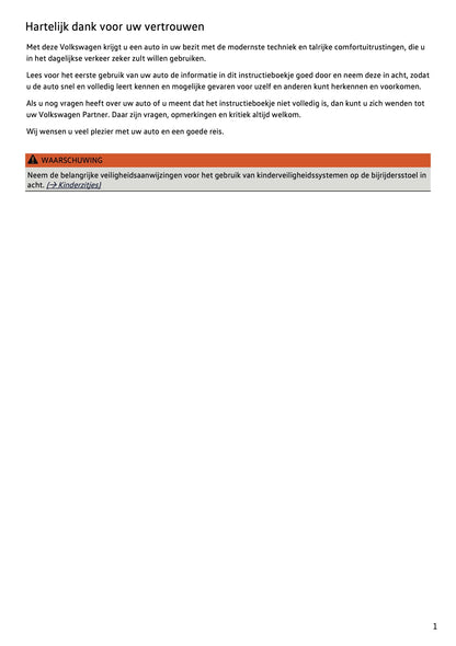 2023-2024 Volkswagen Tiguan Owner's Manual | Dutch