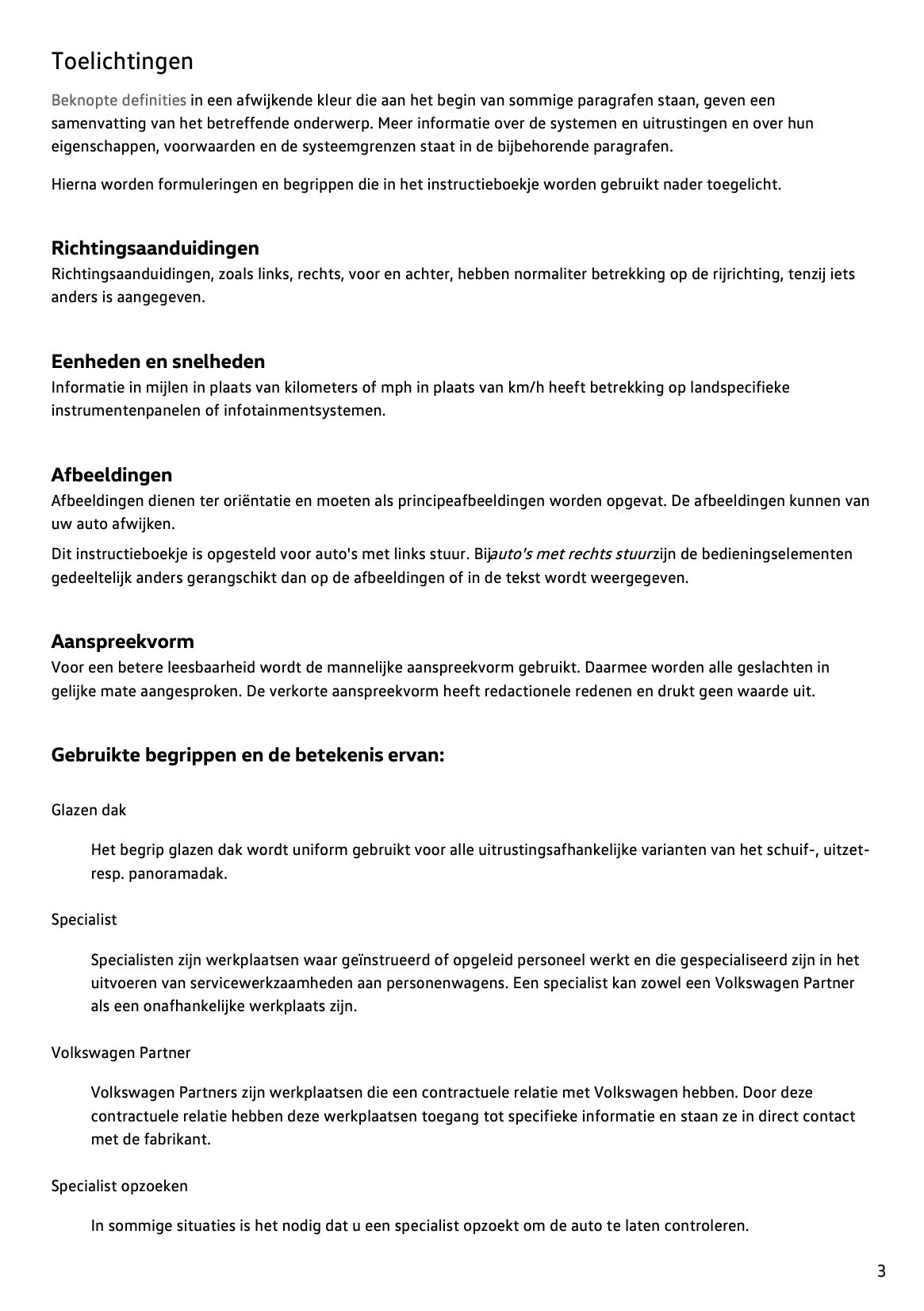 2023-2024 Volkswagen Tiguan Owner's Manual | Dutch
