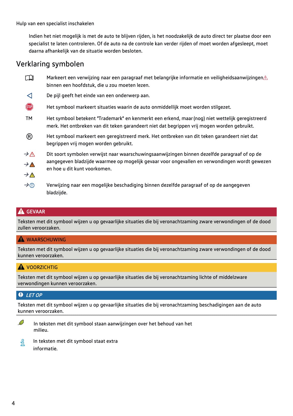 2023-2024 Volkswagen Tiguan Owner's Manual | Dutch