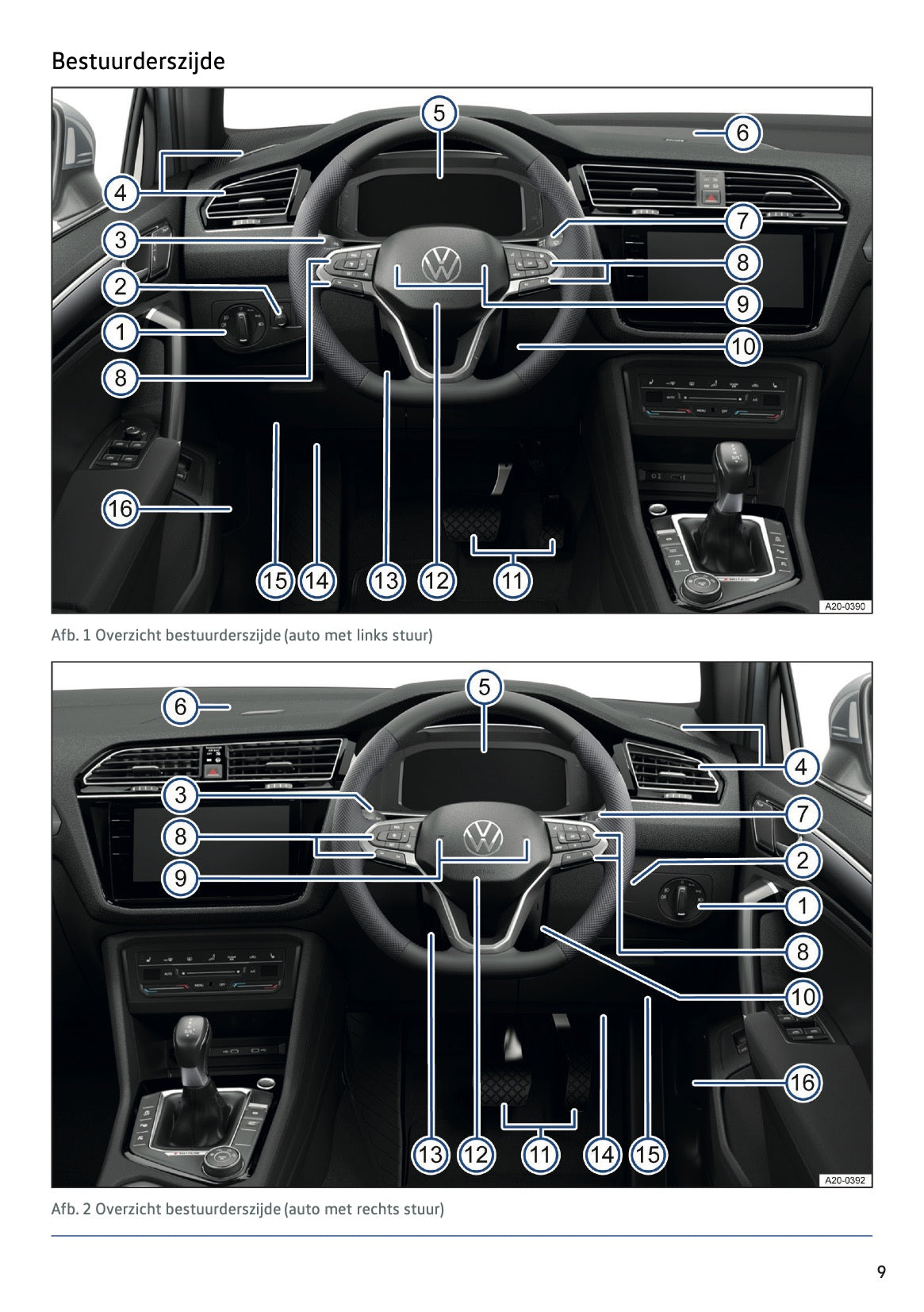 2023-2024 Volkswagen Tiguan Owner's Manual | Dutch