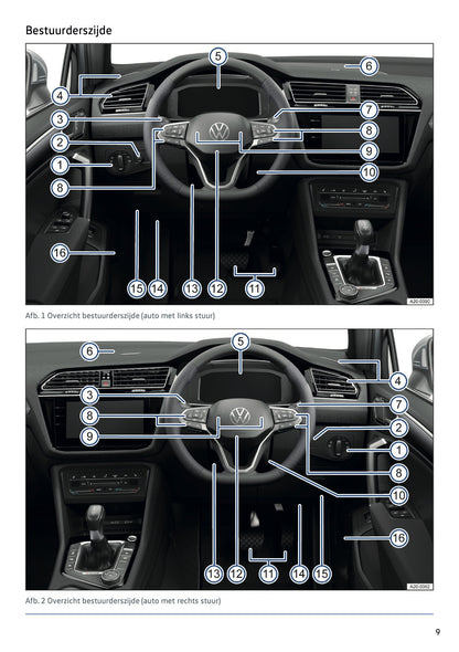 2023-2024 Volkswagen Tiguan Owner's Manual | Dutch