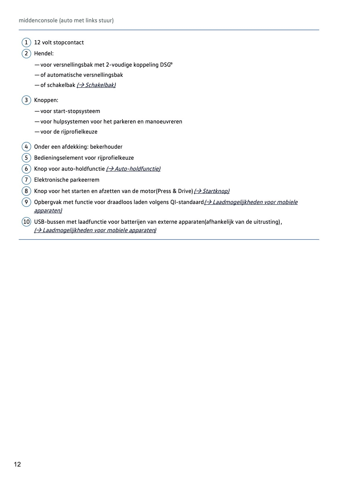 2023-2024 Volkswagen Tiguan Owner's Manual | Dutch