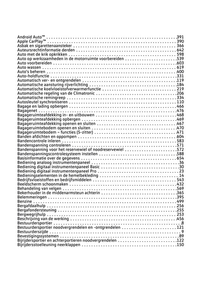 2023-2024 Volkswagen Tiguan Owner's Manual | Dutch