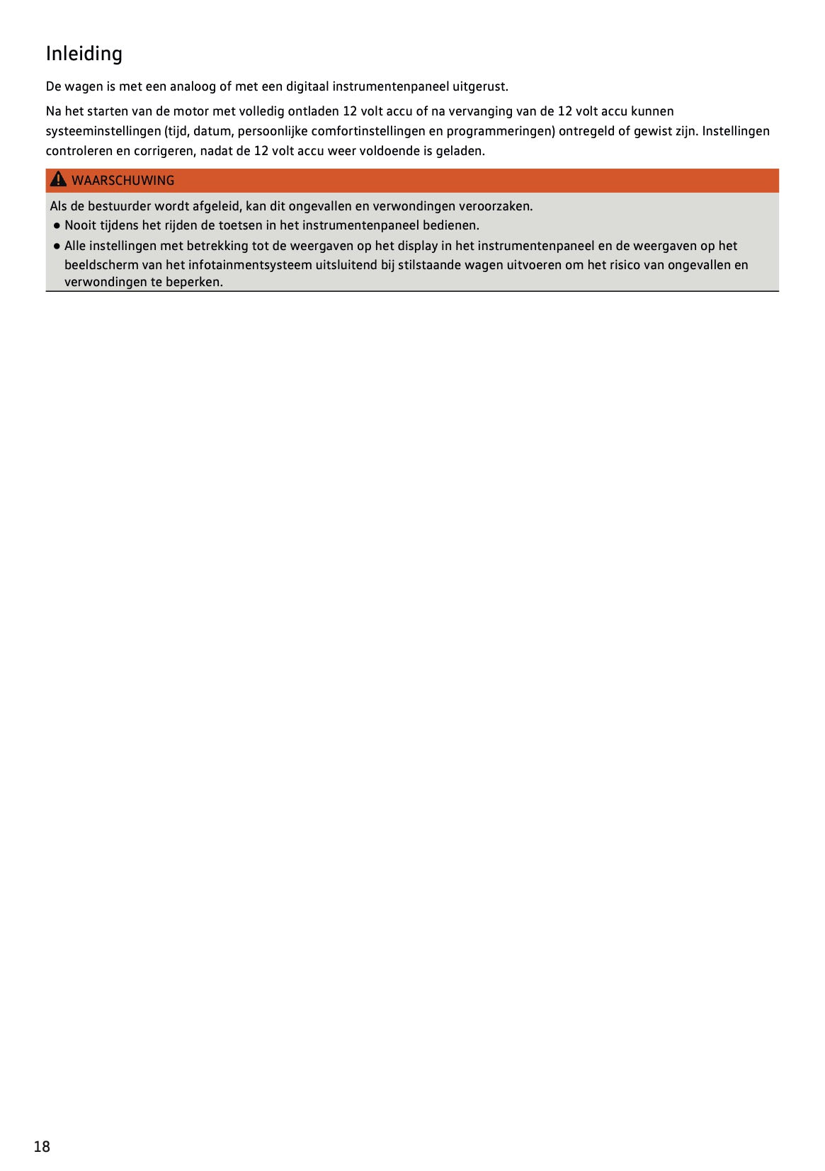 2019-2020 Volkswagen T-Roc Owner's Manual | Dutch