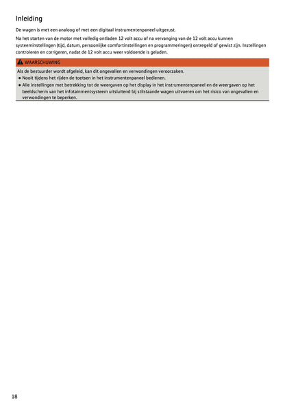2019-2020 Volkswagen T-Roc Owner's Manual | Dutch